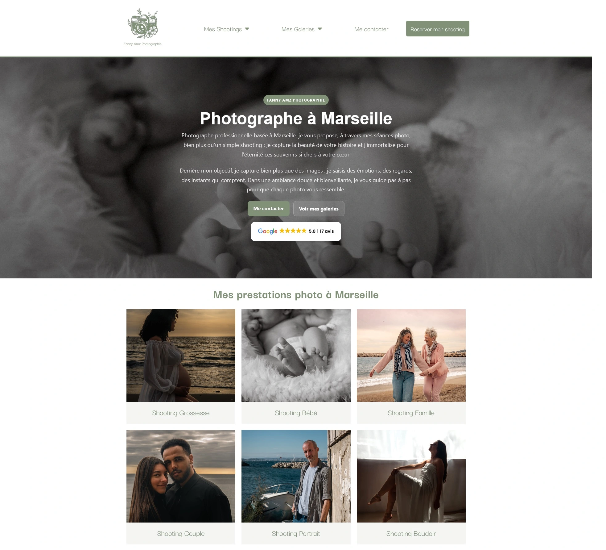 Site Fanny Amz Photographie