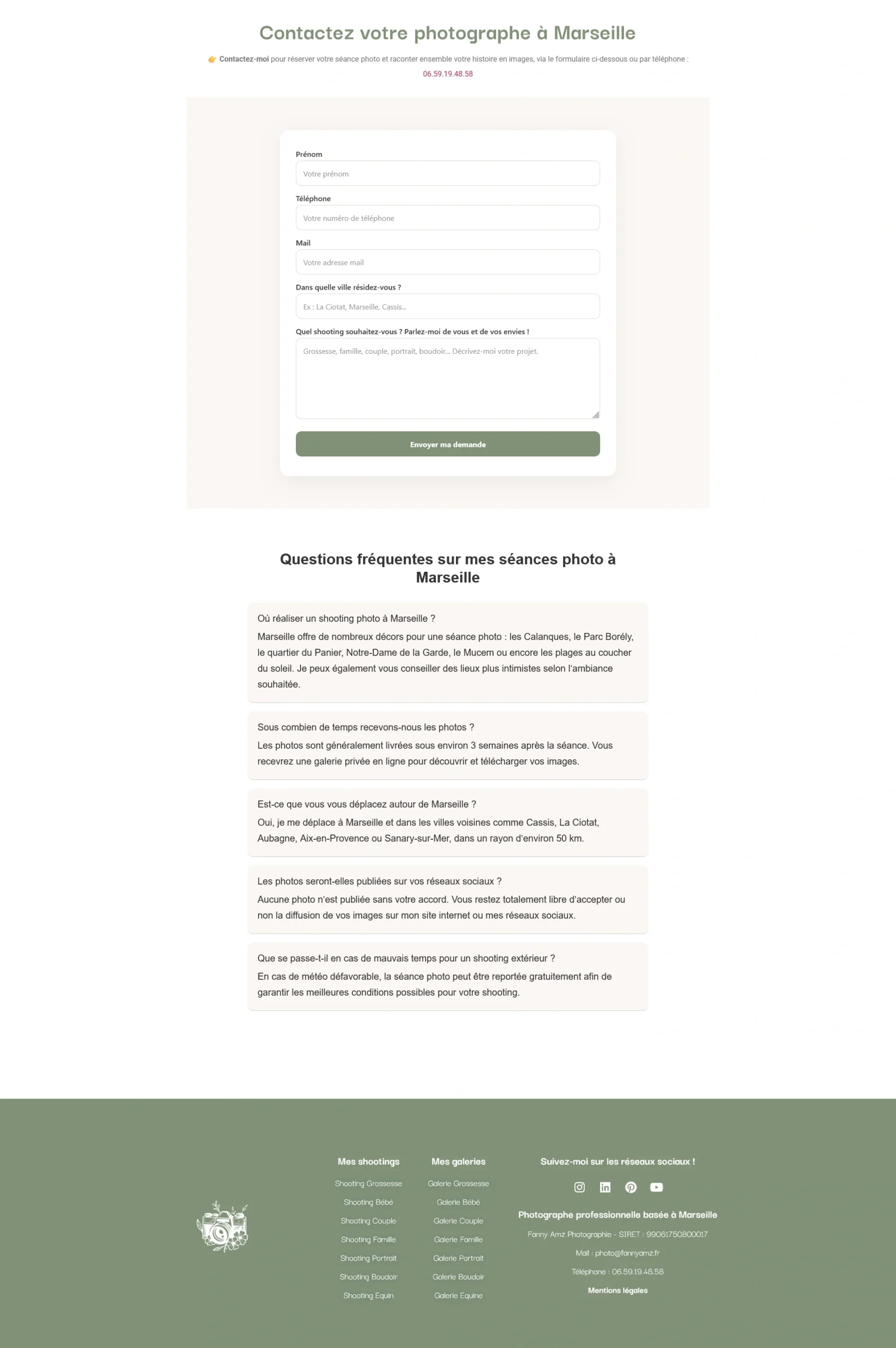Design du footer