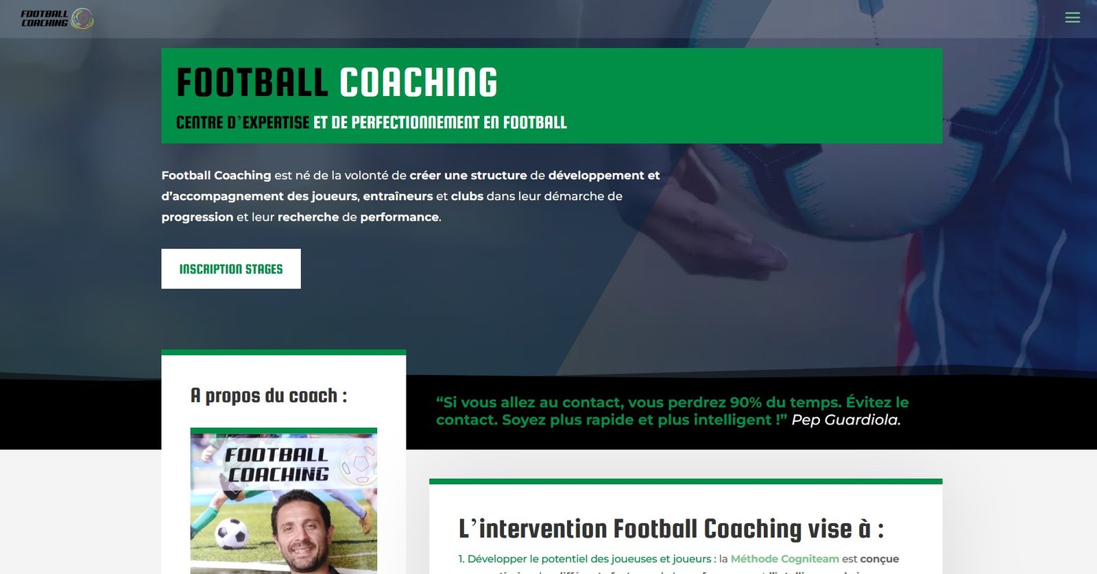 Référencement naturel de Football Coaching