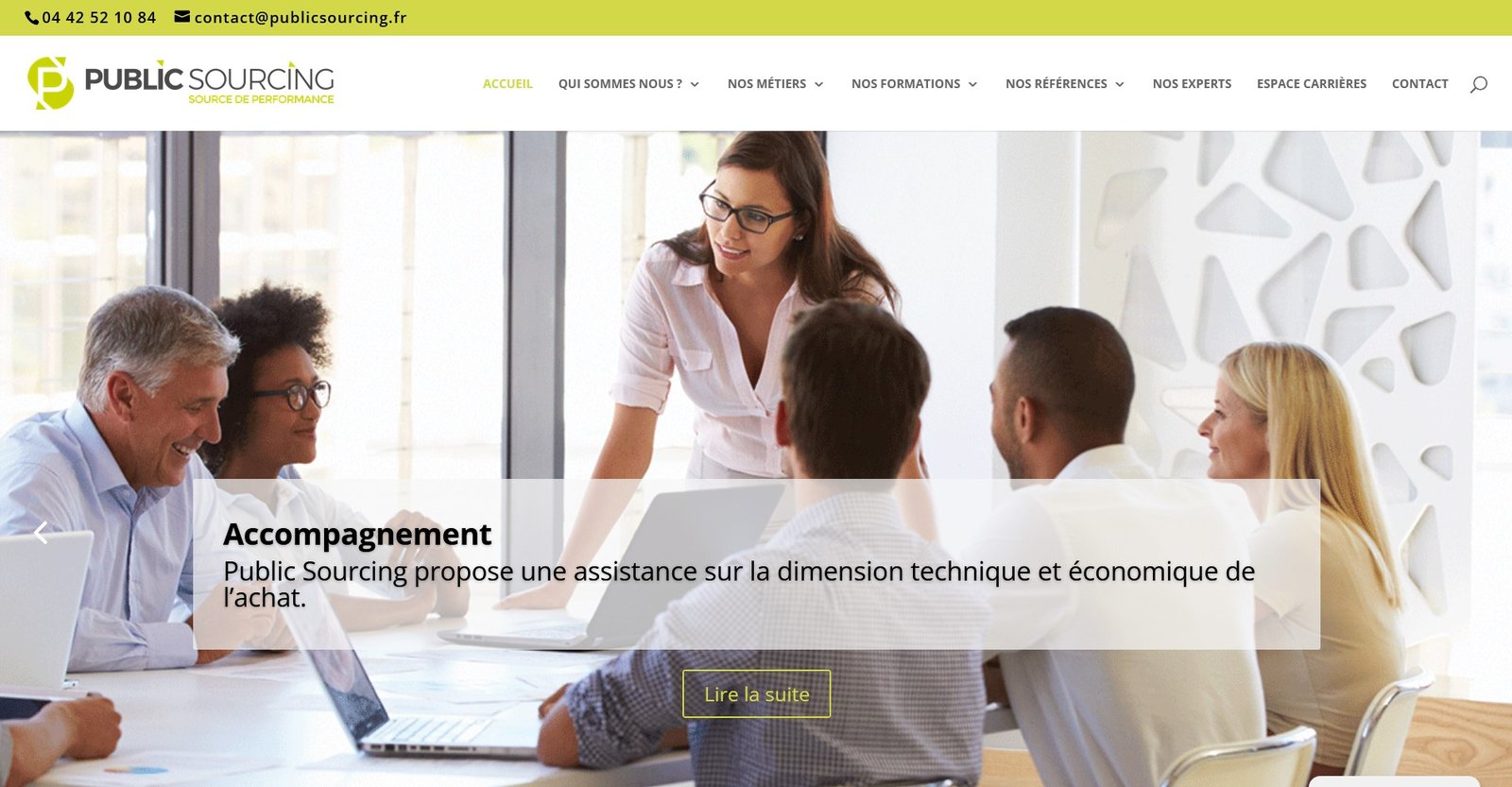 Référencement naturel de Public Sourcing
